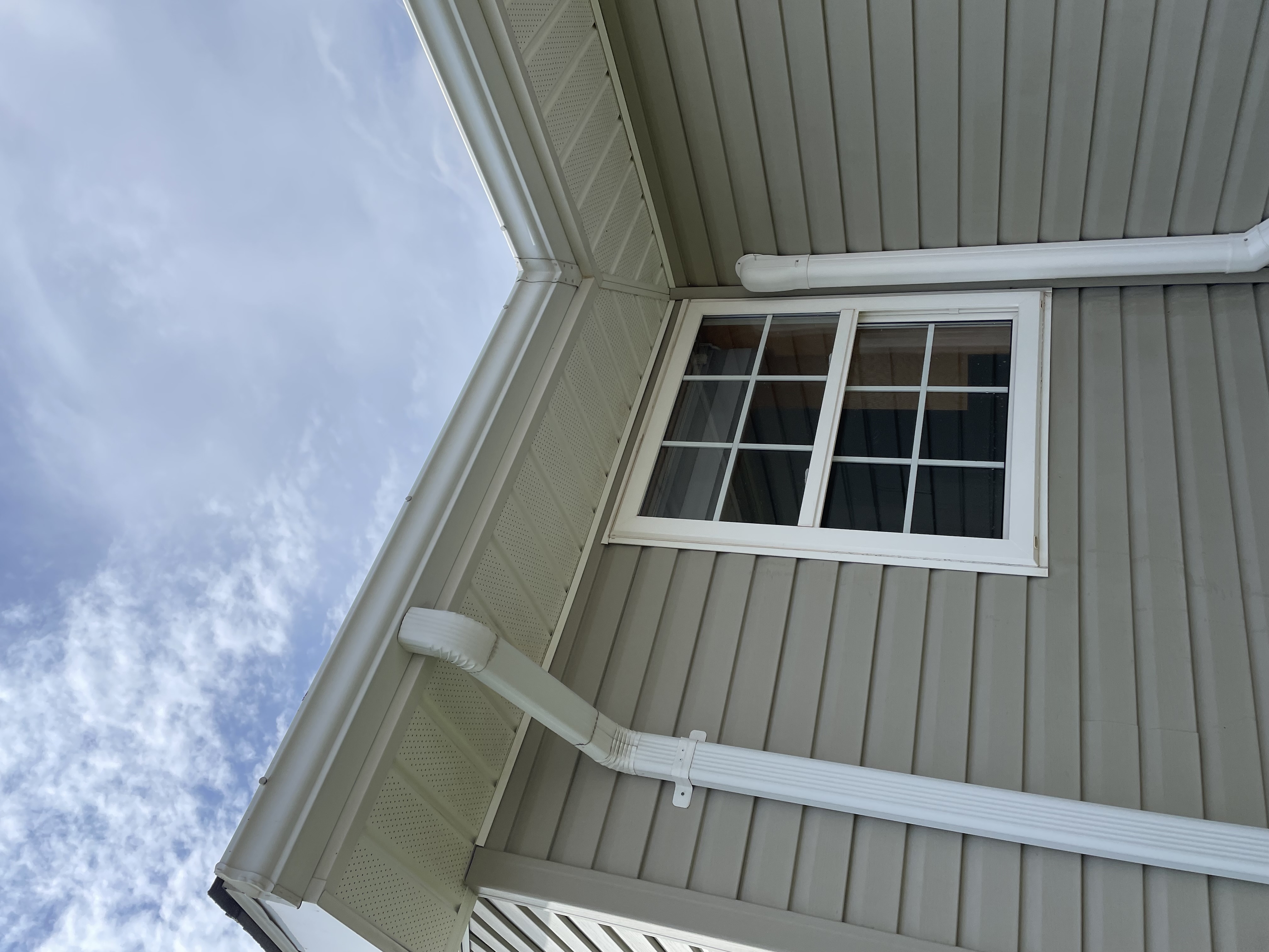 Clean gutters after cleaning